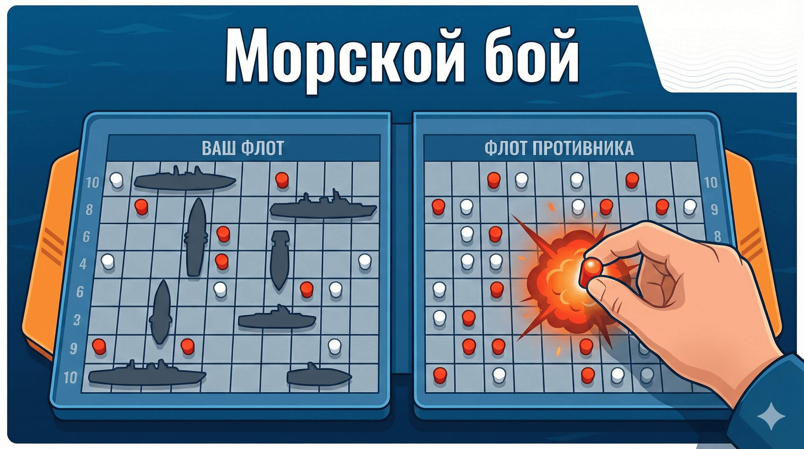 Обложка окружения Морской бой